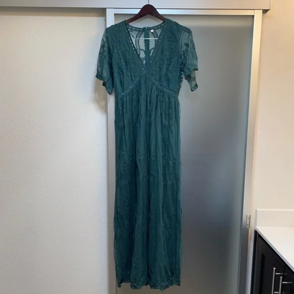 Dresses | Stunning Emerald Green Lace Maternity Dress | Poshmark Dresses | Stunning Emerald Green Lace Maternity Dress | Poshmark